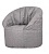 Бескаркасное кресло Club Chair Grey (серый) заказать у производителя Папа Пуф недорого